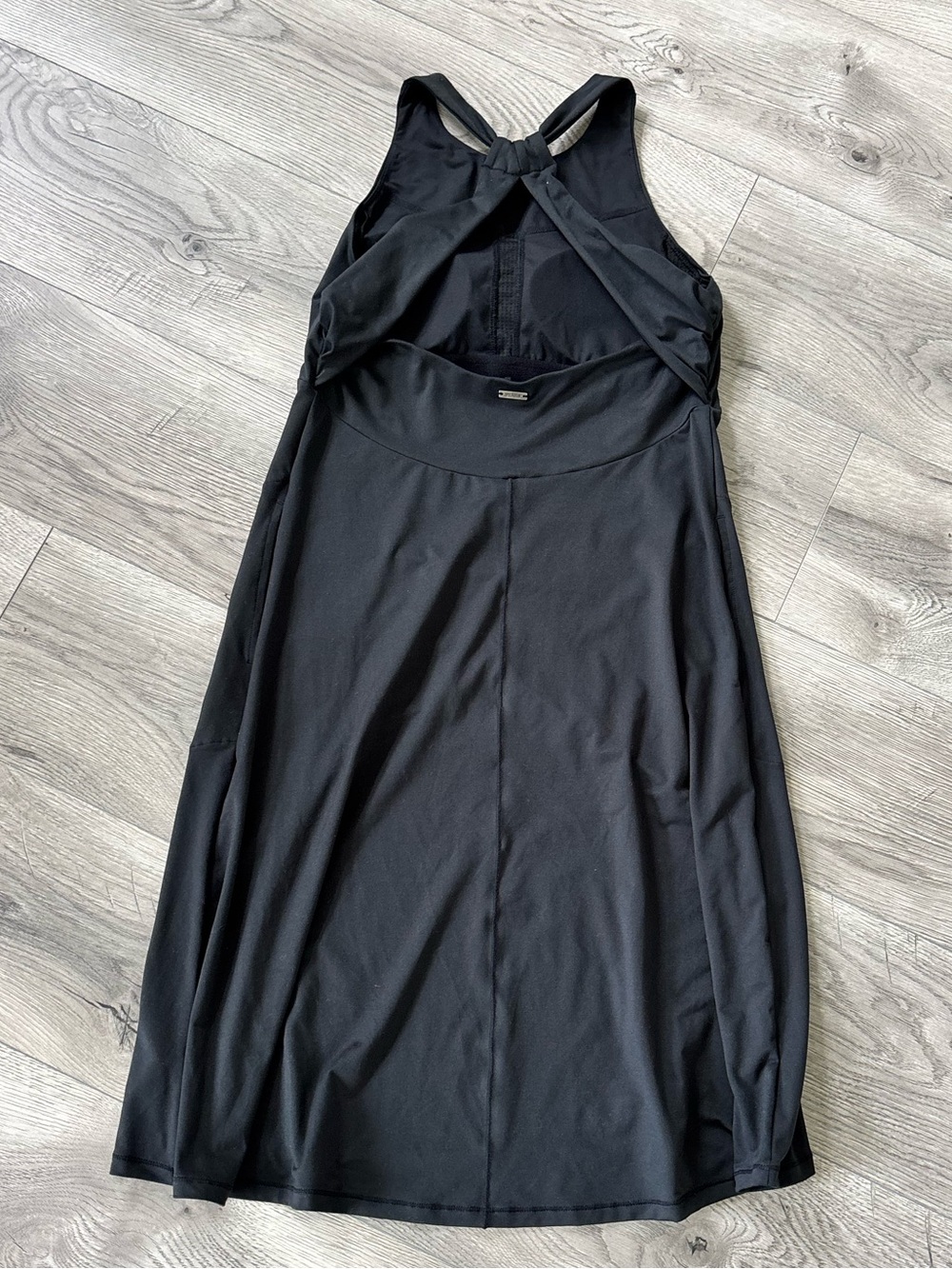 prAna Black Athletic Dress with Built-In Shelf Bra | Women’s Size Medium